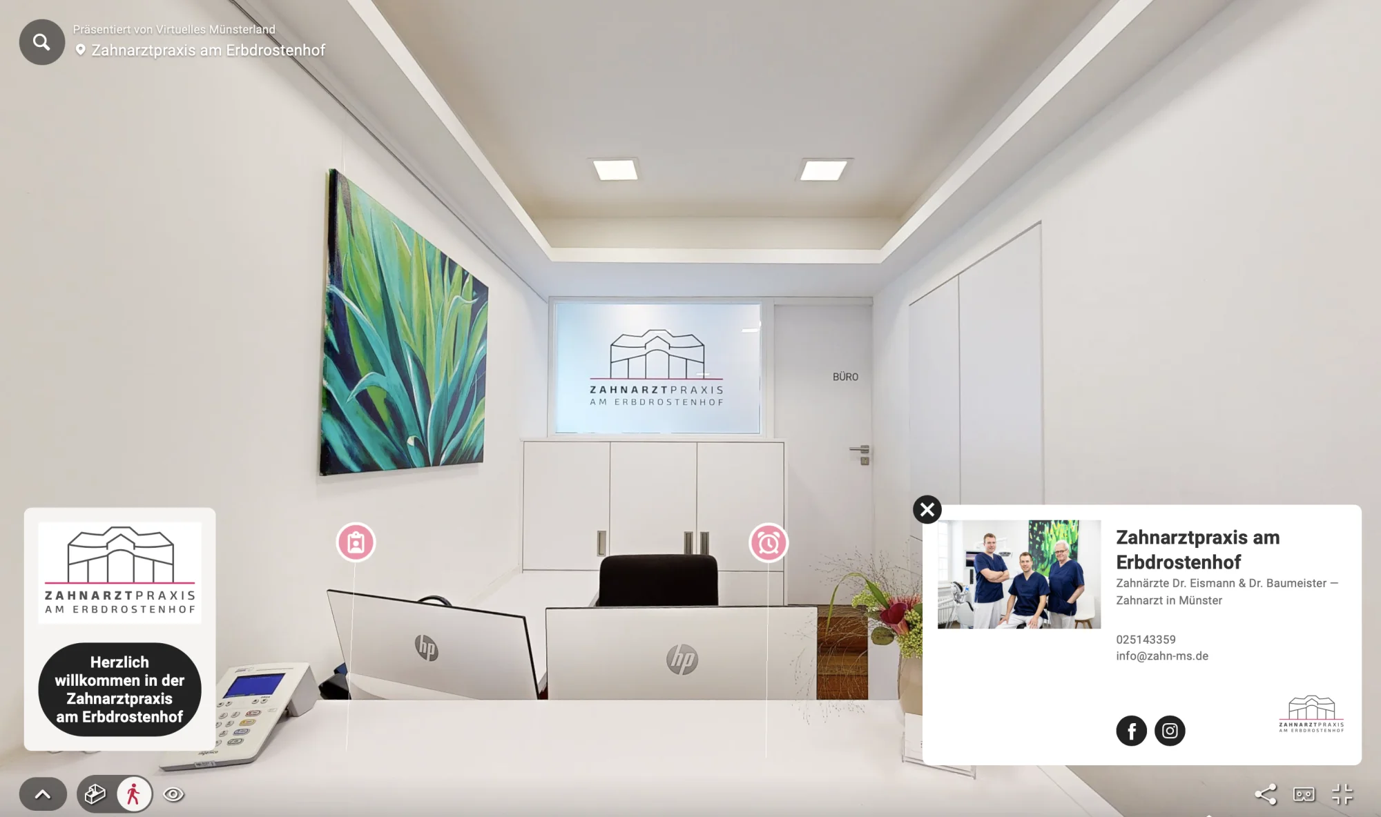 Virtuelle Tour für Zahnarztpraxen: Patienten gewinnen, bevor sie anrufen